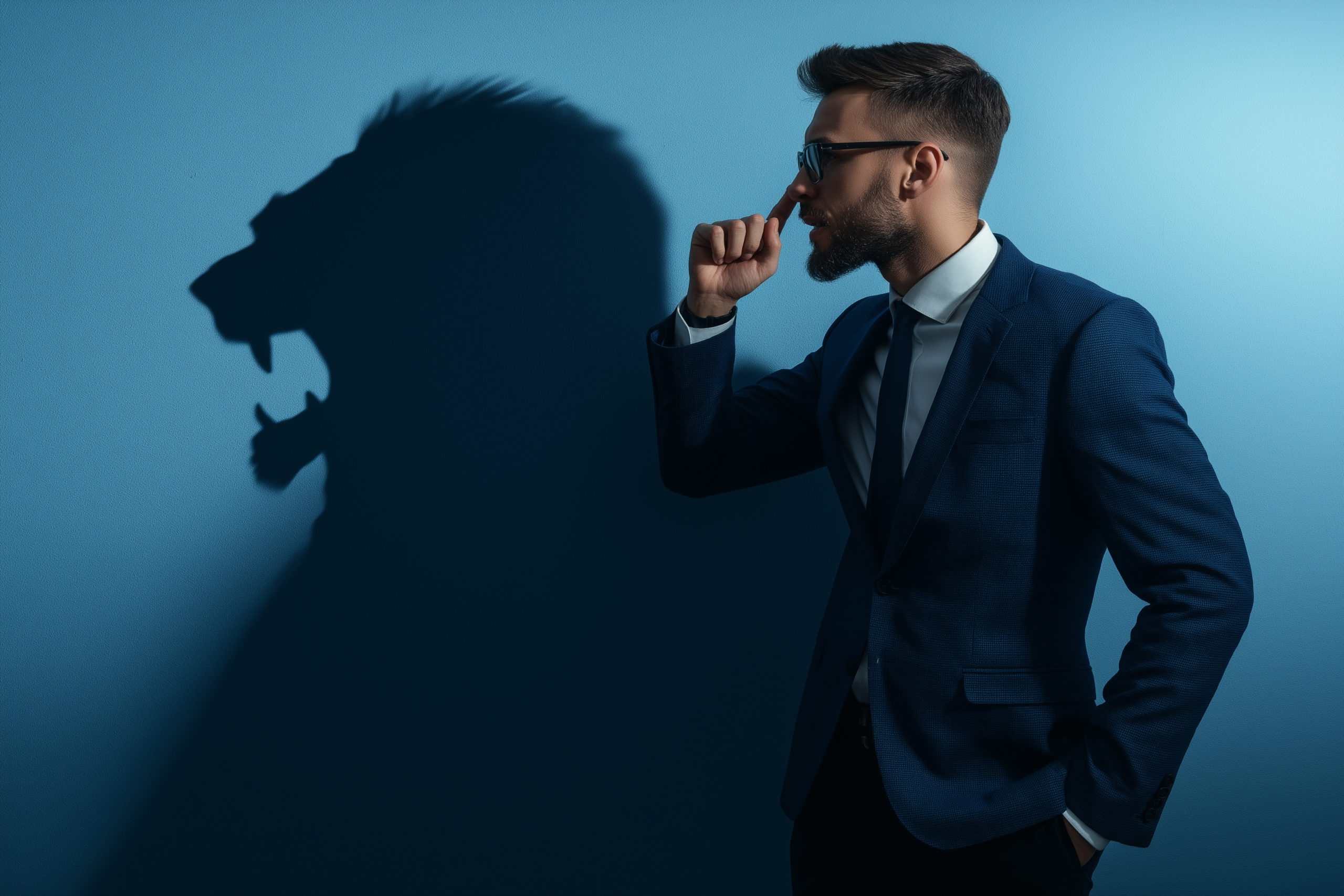Powerful Business Leader S Shadow Morphs Into A Majestic Lion On - Contabilidade em Santa Catarina | Amaral Contabilidade